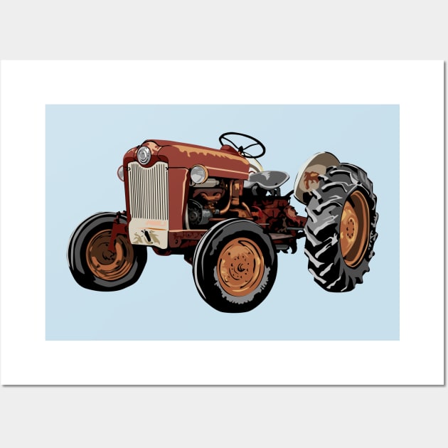 Tractor Wall Art by ilrokery